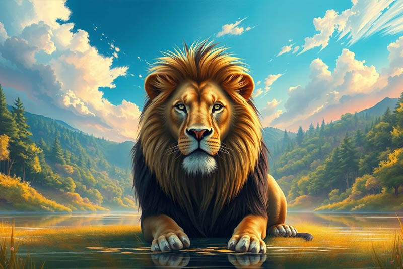 Faune sauvage et forêt pour illustrer les animaux et la nature